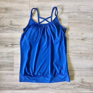 F21 Active Open-Back Top with Bra